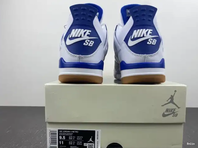 Boostmaster lin Pine Jordan 4 DR5415-140 SB Blue Retro 0609
